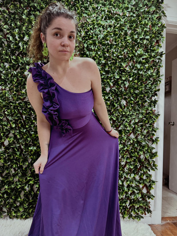 VESTIDO FLORENCIA MORADO